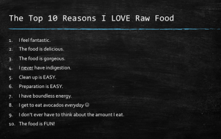 Top 10 Reasons for Raw Food