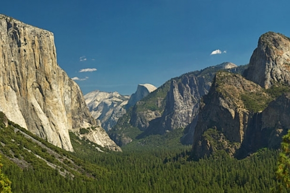 Yosemite Valley Tunnel View Panorama