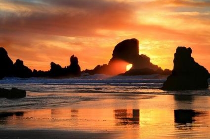 rock sunset Cabo